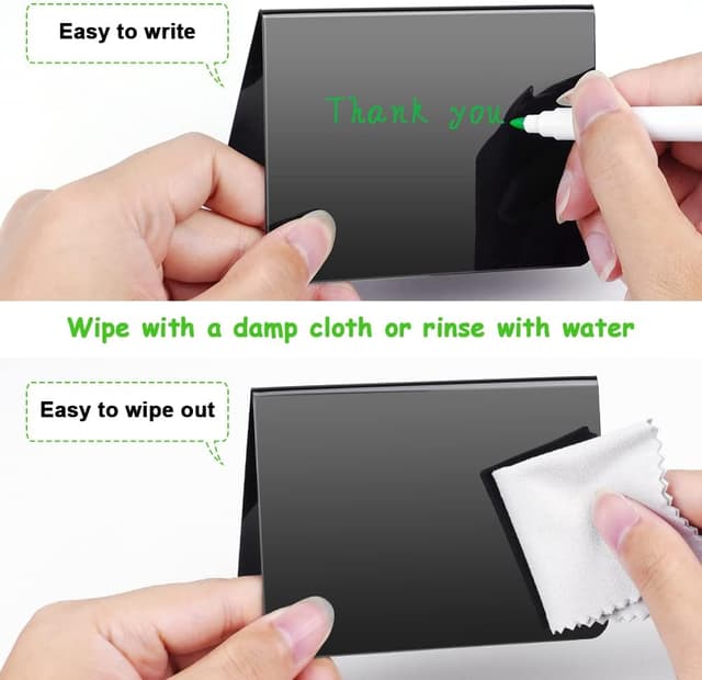 Detalle 2 de Vicloon Mini Tableau Noir 12 pièces 📋