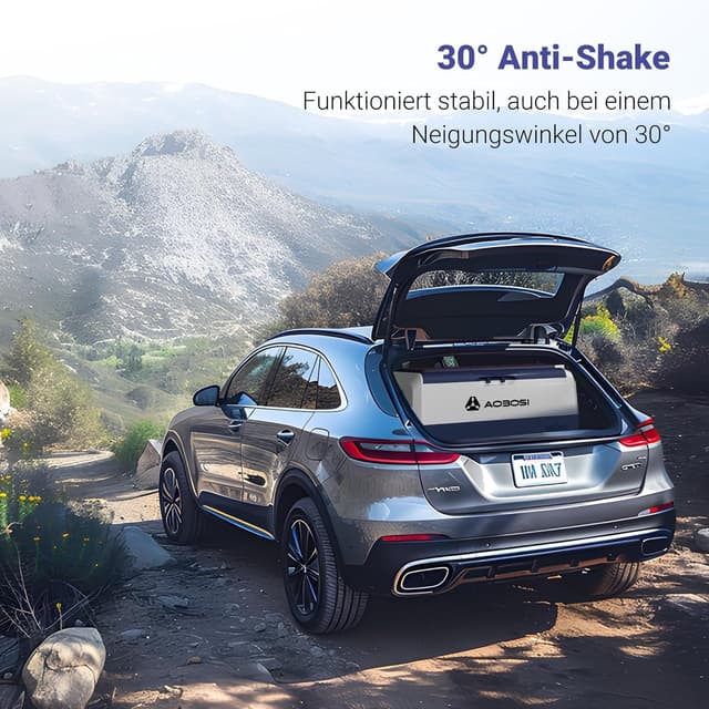 Detalle de AAOBOSI Kompressor-Kühlbox 36L mit App-Steuerung (12V/230V), -20 bis 20°C