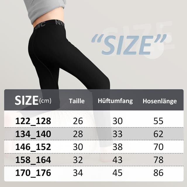 Thumbnail 6 de Uizuooy lot de 2 leggings de compression enfant (garçons) pour sport : basket, running et entraînements