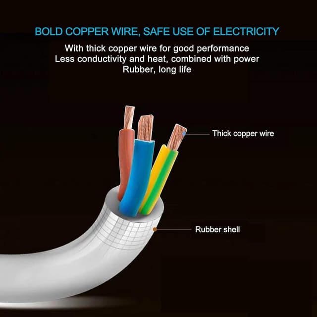 Detalle 1 de ExtraStar 6-way extension lead 3 m cable