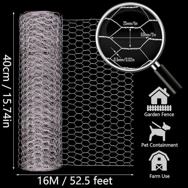 Thumbnail 1 de UNU Chicken Wire Mesh Roll