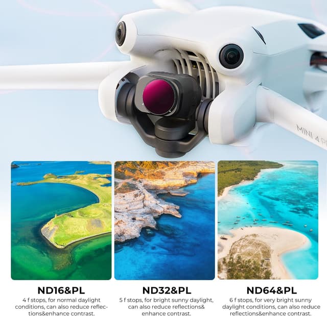 Thumbnail 4 de K&F Concept Mini 4 Pro 6‑Pack ND CPL Filters