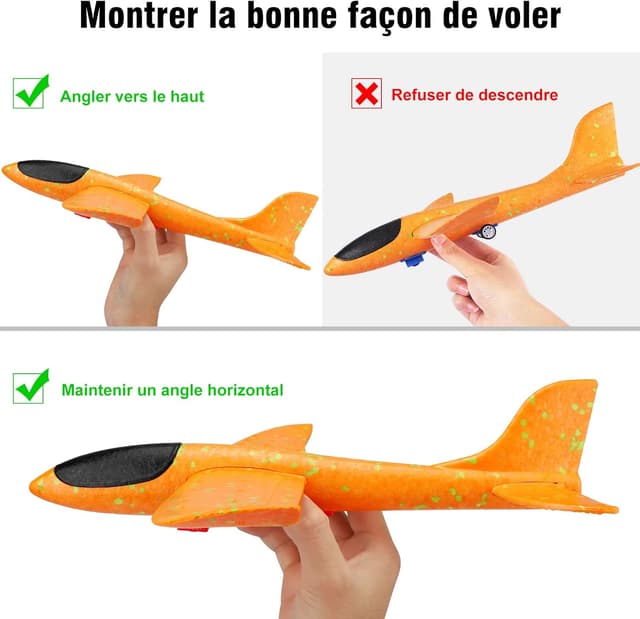 Detalle 2 de Flugzeug Spielzeug 2-in-1 Wurfgleiter