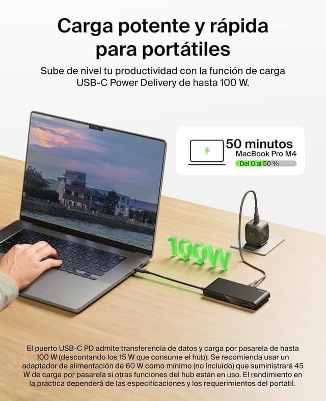 Thumbnail 3 de Belkin Connect Hub USB-C 8 Puertos