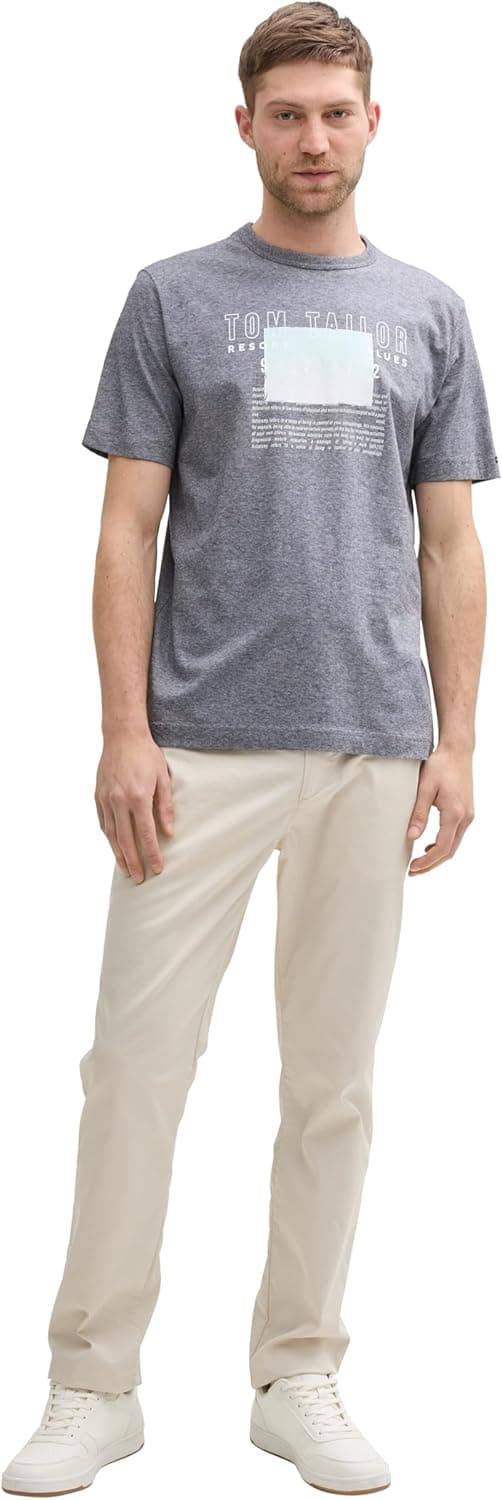 Detalle 2 de TOM TAILOR 1045702 maglietta uomo a maniche lunghe