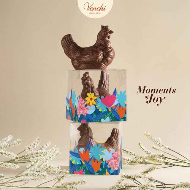 Detalle 2 de Chioccia di cioccolato Venchi 100 g