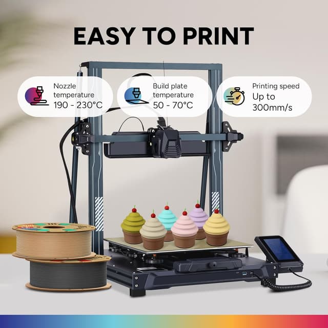 Thumbnail 3 de OVERTURE Matte PLA Filament 1kg