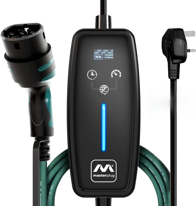 Detalle de Masterplug EV charging cable 2.4kW, Mode 2