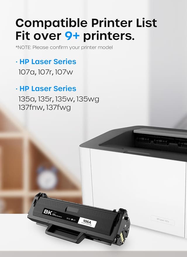 Detalle de Timink 106A W1106A toner cartridge, 2000 pages