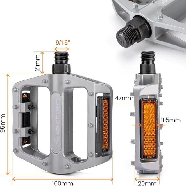 Thumbnail 4 de KONG MING CAR Pedali 9/16 per bici