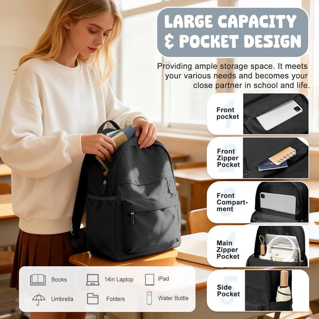 Detalle de Lightweight School Travel Rucksack 15L