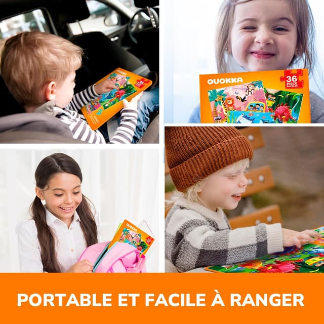 Thumbnail 4 de QUOKKA Jeu Magnétique Enfant 36 pièces