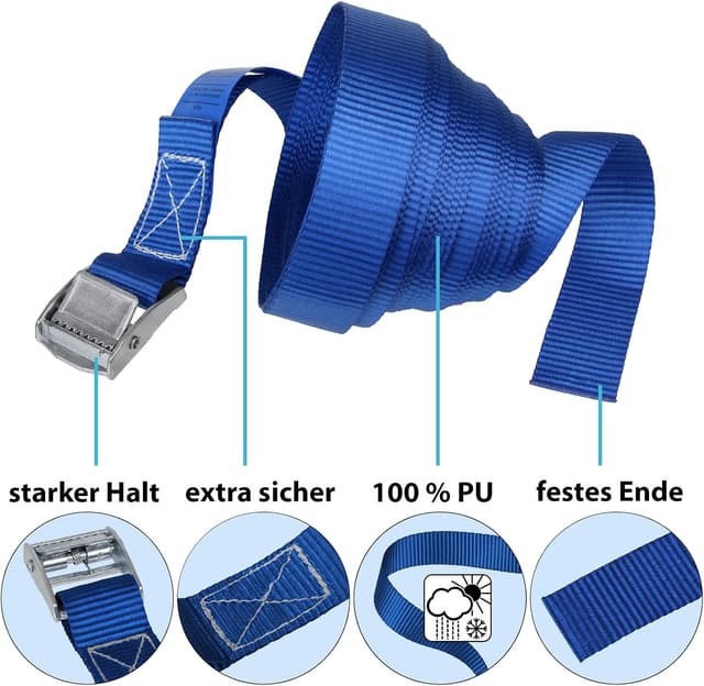 Thumbnail 2 de Zurrgurt Spanngurt 2,5 cm x 6 m