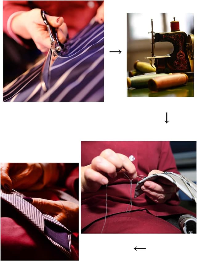 Thumbnail 4 de RBOCOTT Solid Color Tie 58" Necktie 👔