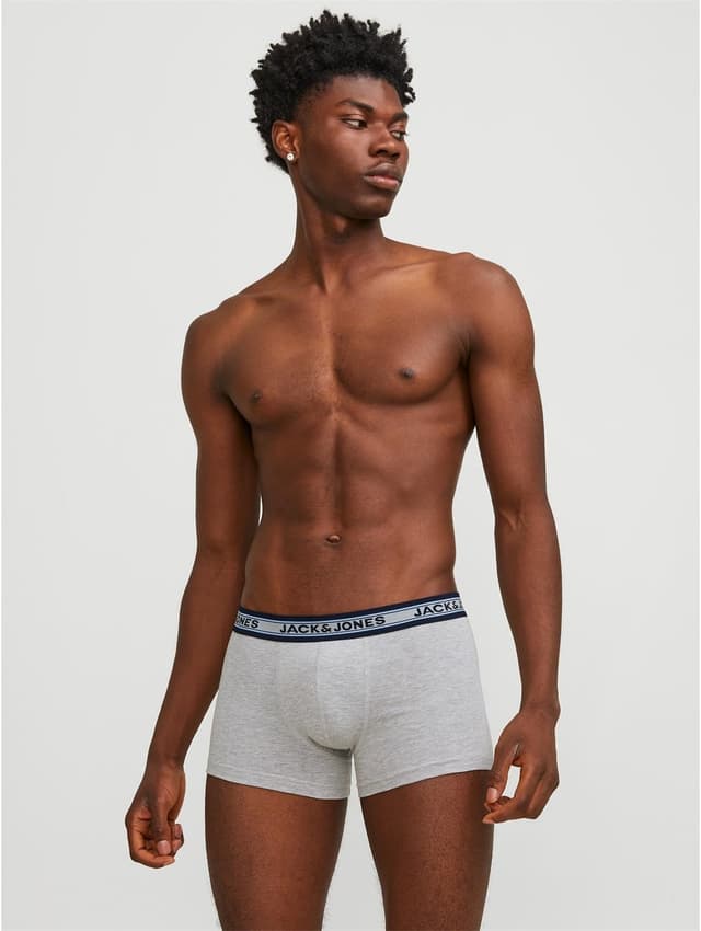 Detalle de JACK & JONES Herren Trunks im 10er-Pack – aus Bio-Baumwolle mit Elasthan