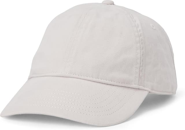 Detalle de Amazon Essentials Damen Washed Cotton Baseball Cap – klassische 6-Panel-Gorra mit verstellbarem Metallverschluss