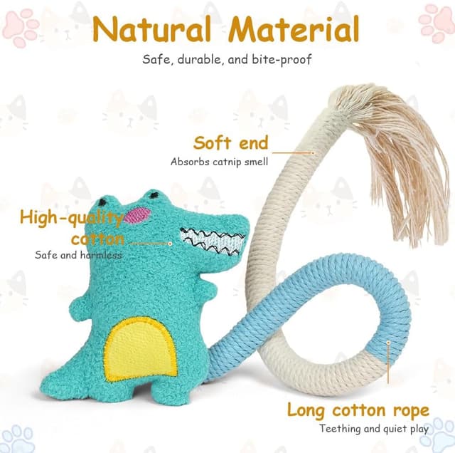 Thumbnail 2 de Adiwo Jouet Chat 4 pièces