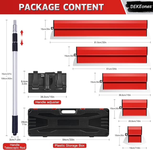 Thumbnail 1 de DEKEones Flächenspachtel Set Edelstahl 15–80 cm