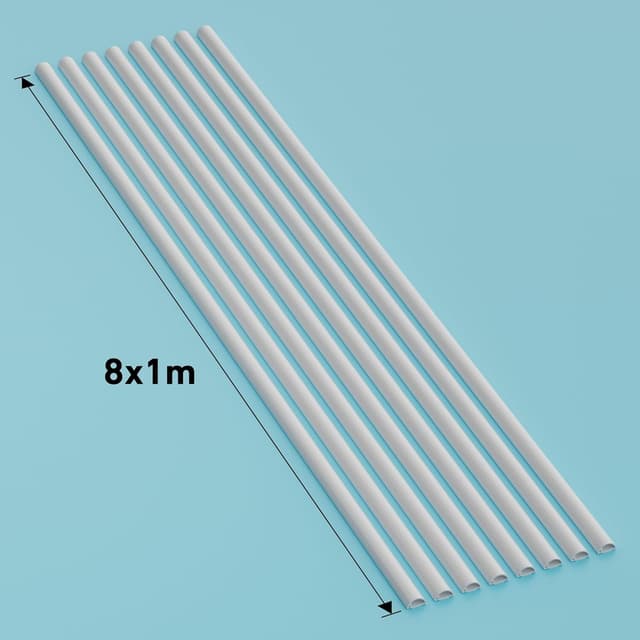 Thumbnail 3 de D-Line Kabelkanal 20x10mm Weiß 8 m