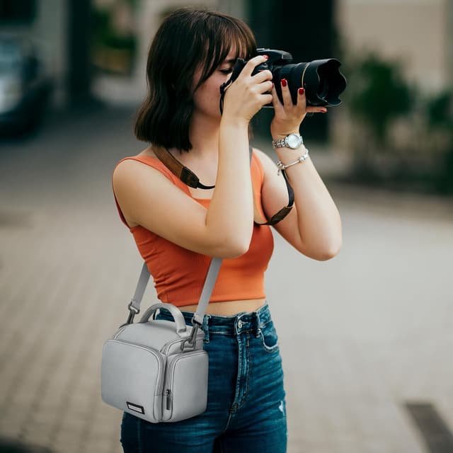 Thumbnail 6 de UBORSE DSLR camera bag case 8.66in