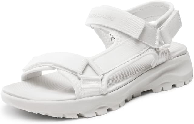 Detalle de DREAM PAIRS sandali sportivi piatti da donna per estate e spiaggia