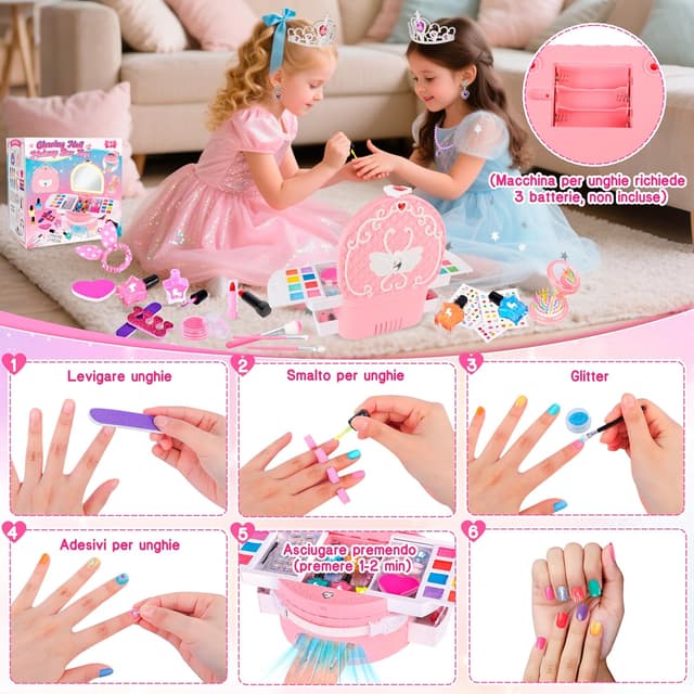 Detalle 1 de Herenear kit manicure bambina 6-12 anni