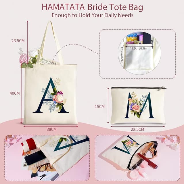 Thumbnail 3 de Sac fourre‑tout personnalisé 40 x 40 cm