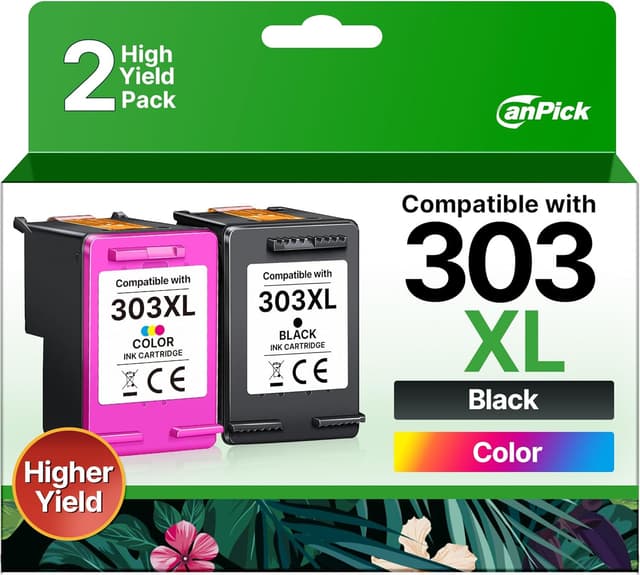 Detalle de CanPick 303 XL Druckerpatronen 2er-Pack 🖨