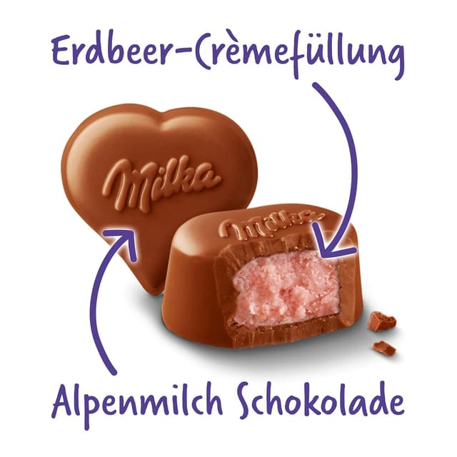 Thumbnail 2 de Milka Hab dich lieb Pralinen 10 × 110g 🍫