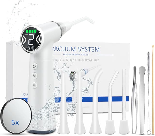 Detalle de Vhipu Tonsillenstein Entferner Set, 6 Saugmodi