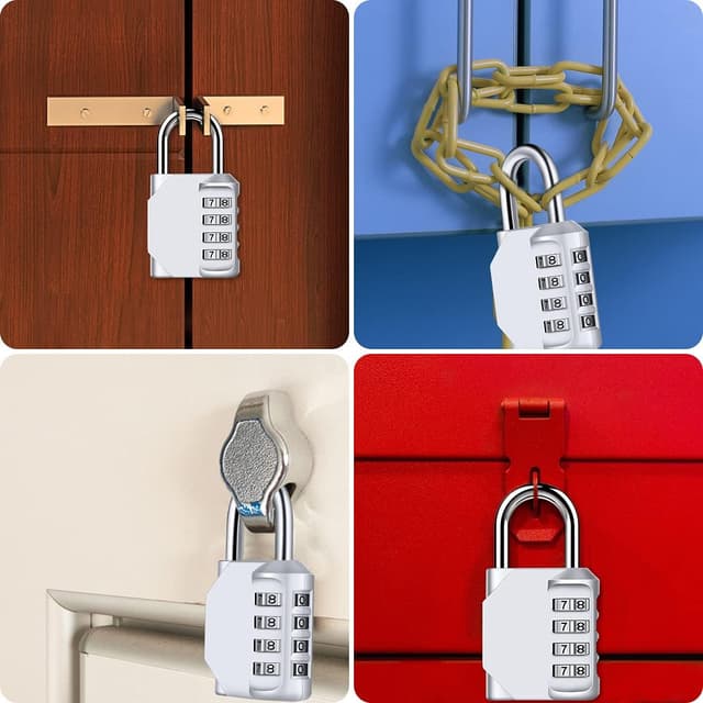 Thumbnail 6 de Diyife 4 Digit Combination Padlock (Weatherproof) for lockers, sheds and outdoor gates