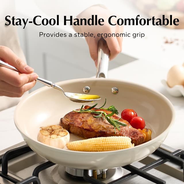 Thumbnail 3 de Redchef Non Stick Frying Pan Set 20–28cm