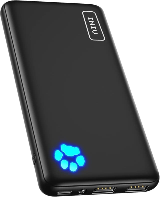 Detalle de INIU Power Bank 10000 mAh ultra sottile per smartphone