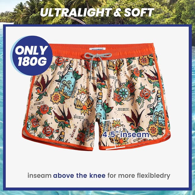 Thumbnail 2 de MaaMgic Vintage Swim Trunks 5in Short