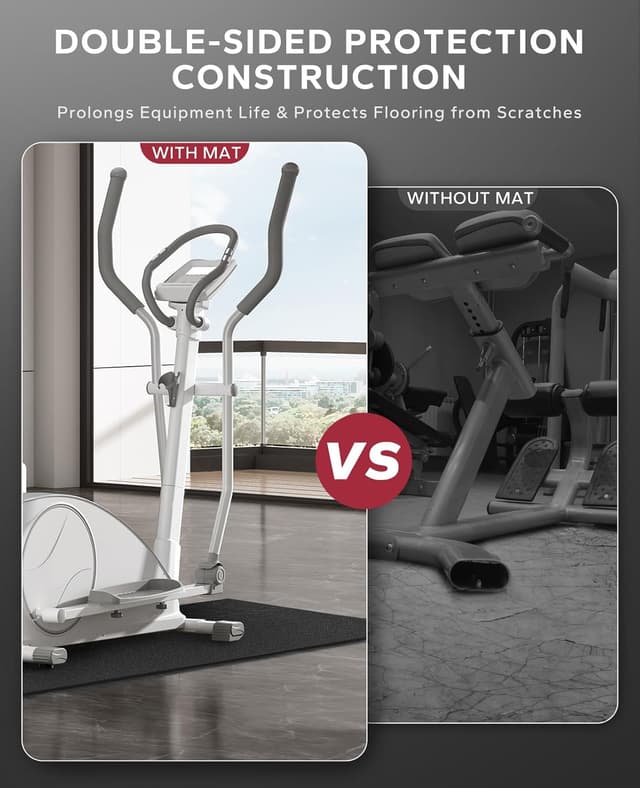 Thumbnail 2 de HAPBEAR Treadmill Mat 152×76cm, non-slip 🏋