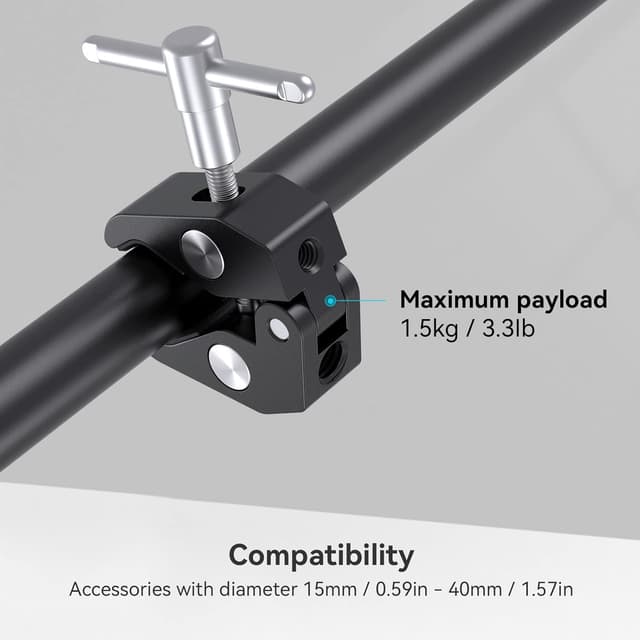 Thumbnail 4 de SMALLRIG 735 Super Clamp 58 mm
