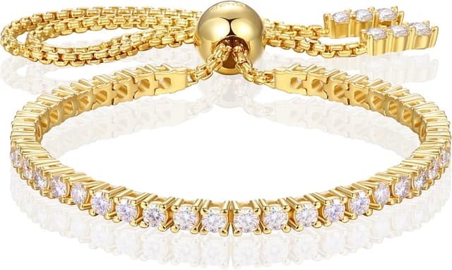 Imagen de Moissanite Tennis Bracelet 1.79ct Adjustable Bracelet for Women en OfertitasTOP