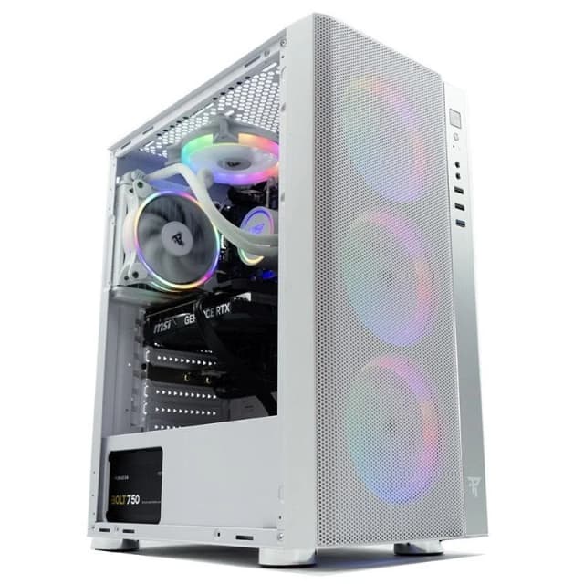 Detalle de Tempest Umbra RGB Torre ATX blanca 🖥