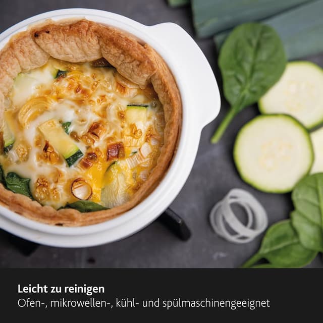 Detalle 2 de Boska Cheese Baker Käse-Backform-Set für Camembert, 4-teilig (154x130x145 mm)