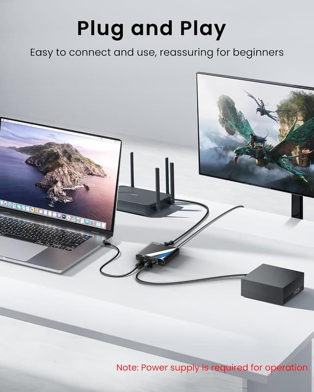 Thumbnail 6 de NEWCARE RJ45 Ethernet Splitter 1000Mbps for 2 devices