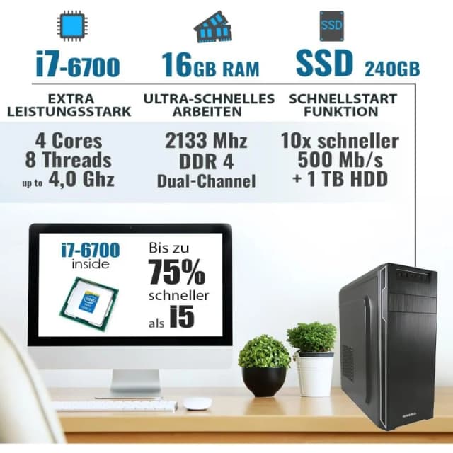 Detalle 2 de GREED Multimedia 7 PC sobremesa 16 GB