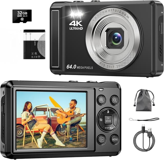 Imagen de Digitalkamera 4K 64MP 32GB en OfertitasTOP