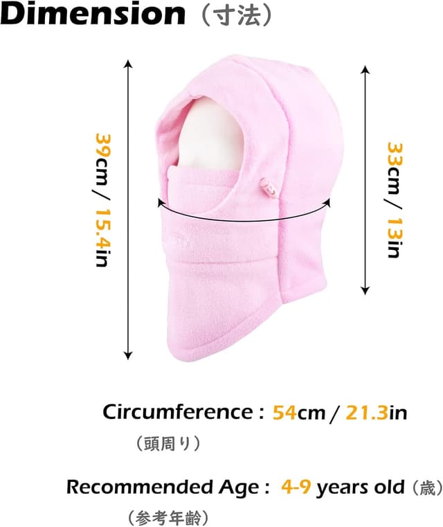 Thumbnail 1 de TRIWONDER Kinder Balaclava Sturmhaube đ§Ł