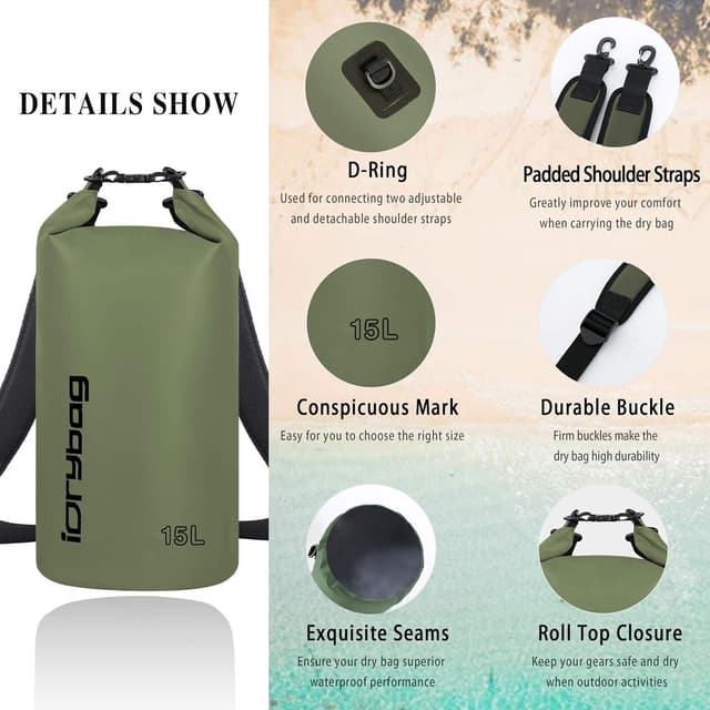 Detalle 2 de Idrybag DryBag Bolsas Secas Impermeables