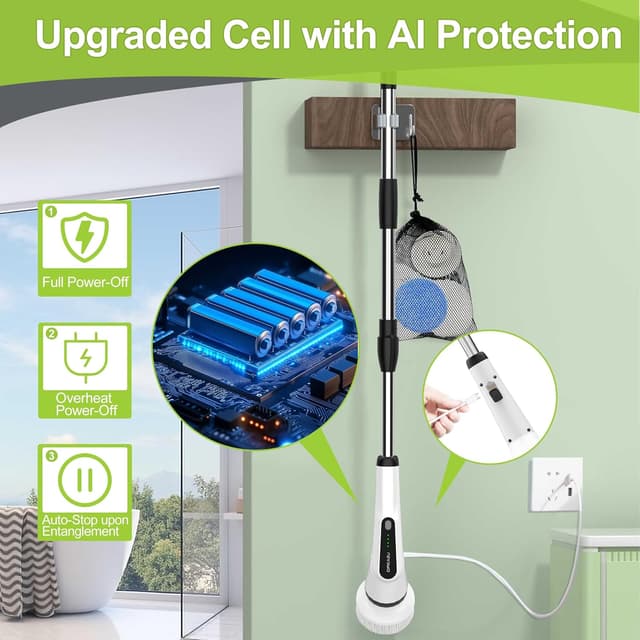 Thumbnail 2 de WKY Electric Spin Scrubber 2500mAh