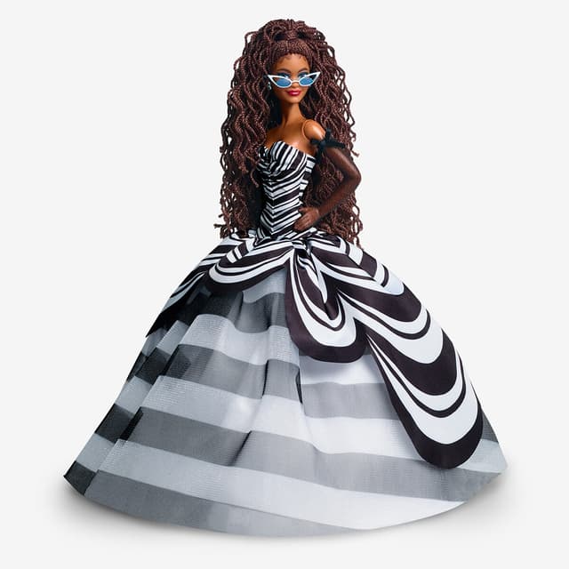 Detalle 2 de Barbie Barbie Signature 65 Aniversario muñeca morena 65 aniversario