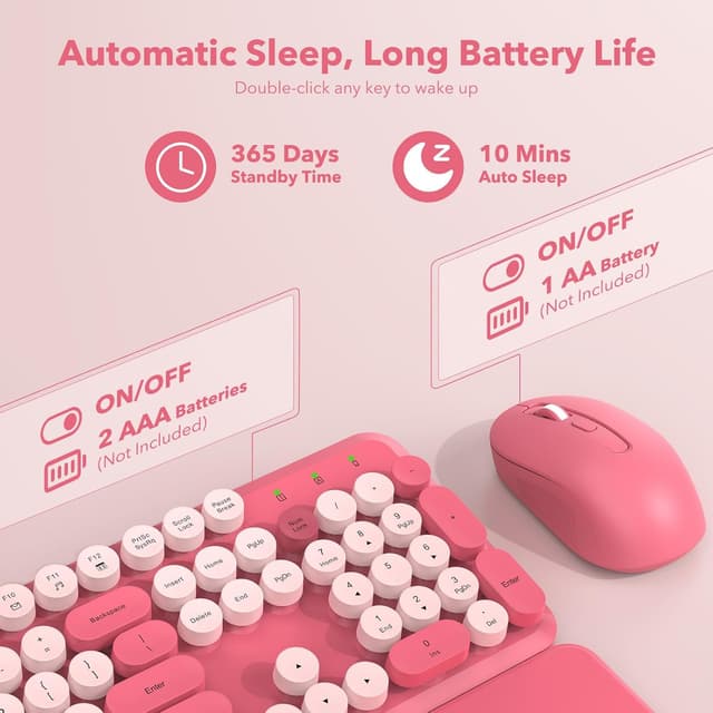 Detalle 2 de Wireless Keyboard and Mouse Combo 2.4GHz