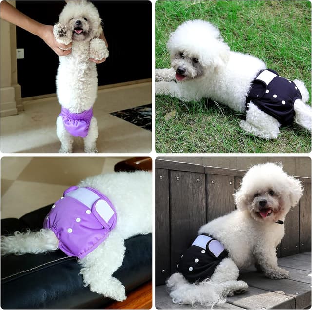 Detalle 2 de COMSLE Dog Nappies for Female 3 Pack