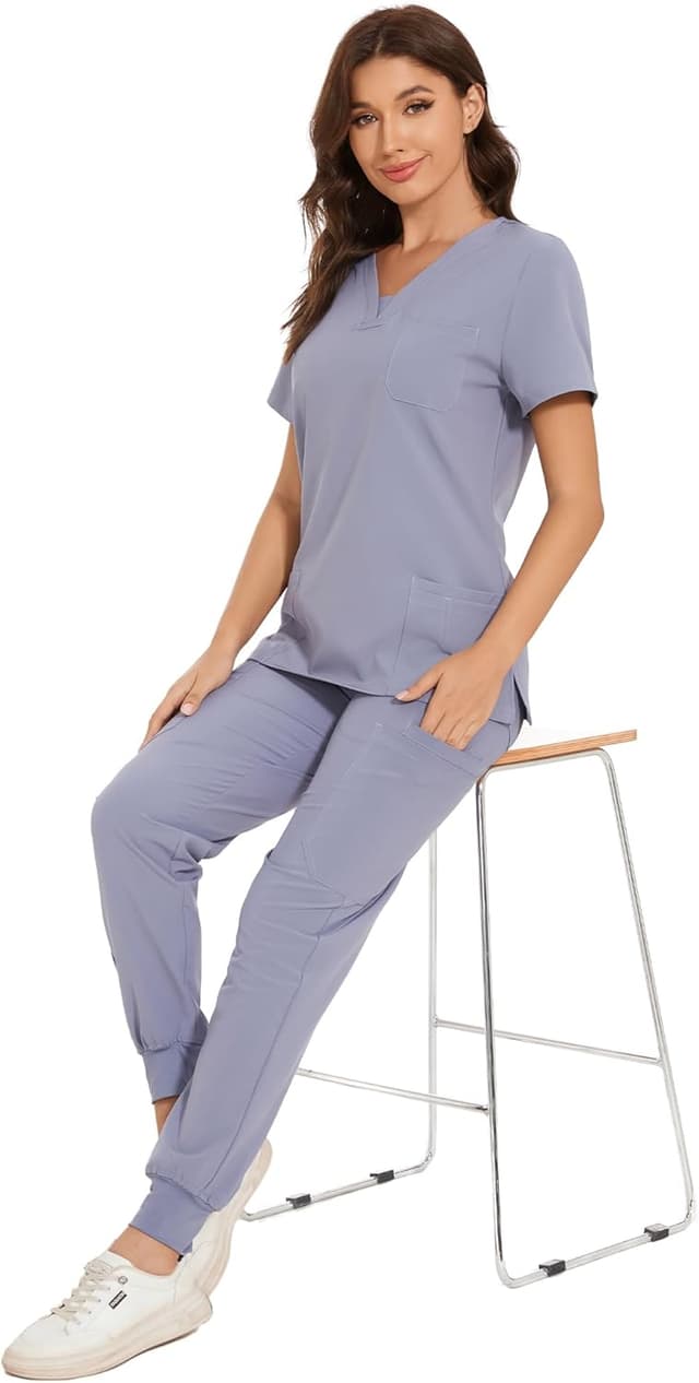 Thumbnail 5 de COZYFIT Scrubs for Women 10-Pocket Set