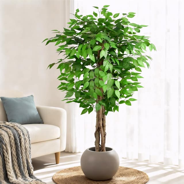 Detalle 2 de Keeplush Ficusbaum Kunstpflanze 150 cm